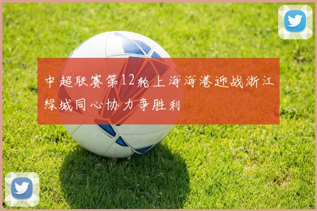 中超联赛第12轮上海海港迎战浙江绿城同心协力争胜利